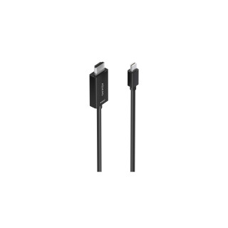 AISENS Cable conversor MINI DP a HDMI 4K@60Hz, MINI DP/M-HDMI/M, Negro, 0.6m