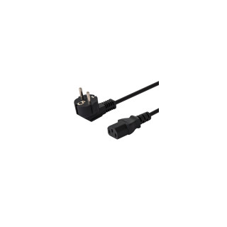 Savio CL-98 cable de transmisión Negro 1,8 m IEC C13 Enchufe tipo E