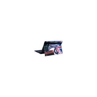 FUNDA TABLET SUBBLIM CON TECLADO KEYTAB ENGLAND PARA TABLET DE 10.1P MICROUSB CON ADAPTADOR TIPO-C CIERRE SOLAPA...