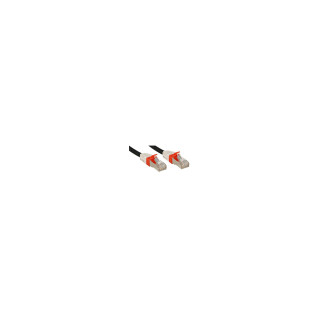 Lindy Cat.6 (A) SSTP / S/FTP PIMF Premium 0.5m cable de red Negro 0,5 m