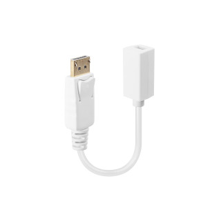 Lindy 41060 adaptador de cable de vídeo 0,15 m DisplayPort Mini DisplayPort Blanco