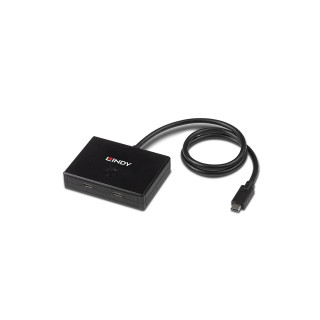 Lindy 43329 hub de interfaz USB 3.2 Gen 1 (3.1 Gen 1) Type-C 5000 Mbit/s Negro