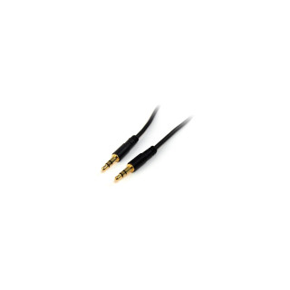 StarTech.com Cable de Audio Estéreo de 3,5mm Delgado de 1,8m - Cable de Audio Minijack Macho a Macho para Smartphone,...