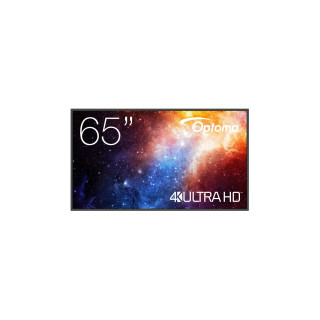 Optoma N3651K Pantalla plana para señalización digital 165,1 cm (65") LED Wifi 450 cd / m² 4K Ultra HD Negro Android 11