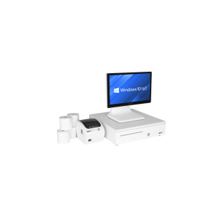 iggual Pack completo TPV blanco 15,6" N100 30PW EASY80W