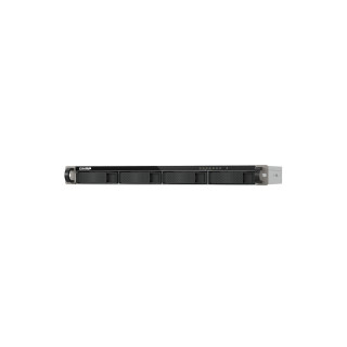 QNAP TS-433eU NAS Bastidor (1U) Cortex-A Cortex-A55 4 GB 0 TB QNAP Turbo System Negro