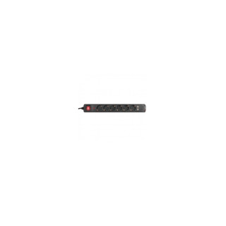 REGLETA RIELLO THUNDER 6 SHUKOS + 2 USB INTERRUPTOR ON/OFF NEGRO THUNDER 6002 USB