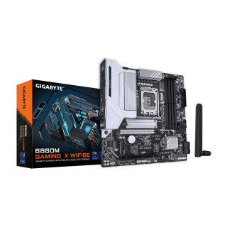 GIGABYTE B860M GAMING X WIFI6E Placa base - CPUs Intel Core Ultra, VRM de 8+1+2+2 fases, hasta 9200MHz DDR5, 1xPCIe 5.0