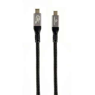 Gembird CCBP-USB4-CMCM240-1.5M cable USB USB4 Gen 3x2 1,5 m USB C Negro, Plata