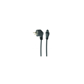 Gembird PC-186-ML12-0.5M cable de transmisión Negro 0,5 m CEE 7/7 C5 acoplador