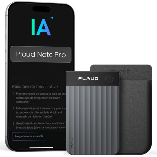 Plaud Note Pro Grabadora de Voz AI con Funda Transcripción IA Resúmenes Multidimensionales Grabación Dual Inteligente...