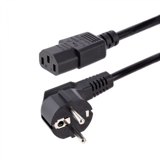 StarTech.com Cable de 3m (10 pies) de Alimentación para Ordenador, 18AWG, UE Schuko a C13, 250V 10A, Cable de...