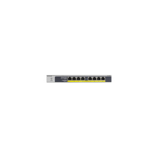 Netgear No administrado Gigabit Ethernet (10/100/1000) Energía sobre Ethernet (PoE) 1U Negro, Gris