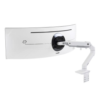 Ergotron HX Series 45-647-216 soporte para monitor 124,5 cm (49") Abrazadera Blanco