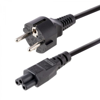 StarTech.com Cable de 3m de Alimentación de Repuesto para Ordenador Portátil, EU Schuko a C5, 2,5A 250V, 18AWG, para...