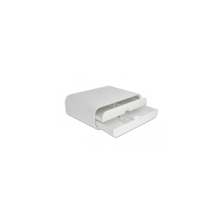 DeLOCK 18325 soporte para monitor Independiente Blanco