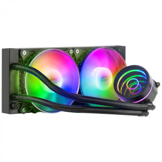 Mars Gaming ML-ONE240 Negro Refrigeración Líquida CPU TDP 400W Espejo Infinito 2 Ventiladores FRGB Silenciosos...