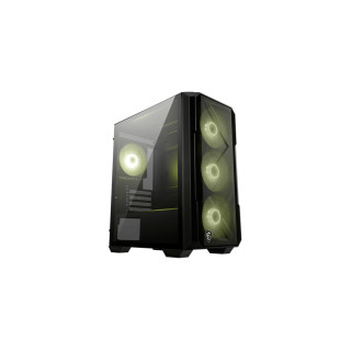 MSI MAG FORGE M120R AIRFLOW carcasa de ordenador Mini Tower Negro, Transparente