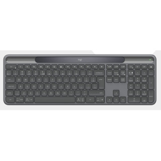 Logitech Signature Slim Solar+ K980 for Business teclado Universal RF Wireless + Bluetooth QWERTY Español Grafito