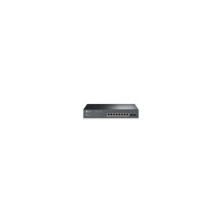 Switch smart tp-link 10 puertos gigabit jetstream poe total 150w qos l2 l3 l4 negro TL-SG2210MP