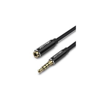 Vention Cable Estéreo BHCBG/ Jack 3.5 Macho - Jack 3.5 Hembra/ 1.5m/ Negro