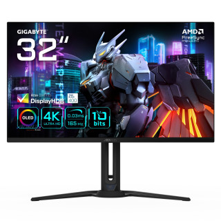 GIGABYTE AORUS FO32U 31,5” Monitor de juegos UHD - 3840 x 2160 (UHD), 165Hz, 0,03ms, 250 cd/m², FreeSync Premium Pro,...
