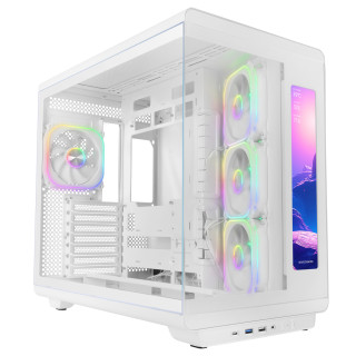 Mars Gaming MCREVMAXW carcasa de ordenador Midi Tower Blanco
