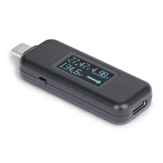 StarTech.com USBC-PWRTESTER comprobador de suministro de energía Negro