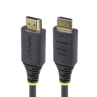 StarTech.com Cable HDMI Certificado Premium de Alta Velocidad de 4m - 4K 60Hz/1440p 144Hz - HDR10/HDCP 2.2/ARC - 18Gbps
