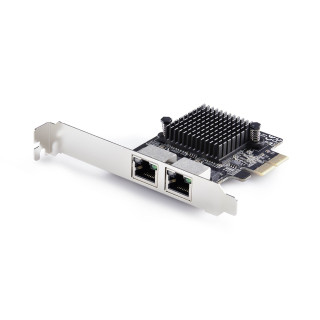 StarTech.com Tarjeta de Red Ethernet PCI Express de 2 Puertos Gigabit 5G - Tarjeta Adaptador Ethernet PCI-E Chipset...