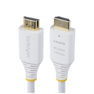 StarTech.com HDMI2-CABLE-4K60-6FW cable HDMI 1,8 m HDMI tipo A (Estándar) Blanco