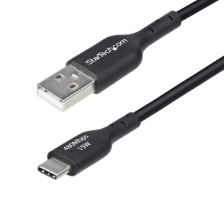 StarTech.com Cable Cargador USB-A a USB-C de 1m - Cable Adaptador USB-A a USB Tipo C - 3A - Cable de Carga y...
