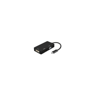 ADAPTADOR AISENS USB 3.1 TIPO-C MACHO A SVGA DVI HDMI 4K HEMBRA 15CM NEGRO A109-0343