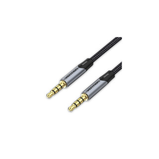 Vention Cable Estéreo BAQHG/ Jack 3.5 Macho - Jack 3.5 Macho/ 1.5m/ Gris