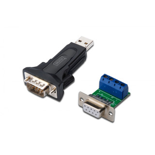 Digitus USB 2.0 - RS-485 Negro