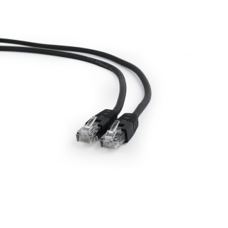 LATIGUILLO GEMBIRD CAT 6 UTP 1METRO NEGRO PP6U-1M/BK