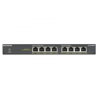 Netgear No administrado Gigabit Ethernet (10/100/1000) Energía sobre Ethernet (PoE) Negro