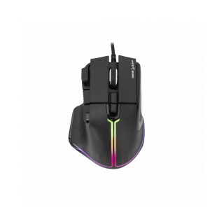 White Shark MARROK Black ratón Oficina mano derecha USB tipo A Óptico 12000 DPI