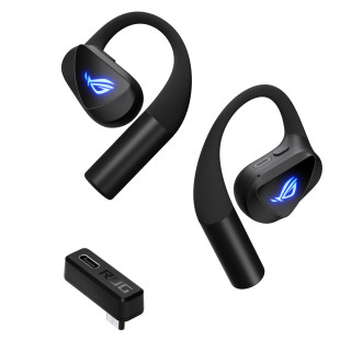 ASUS ROG Cetra Open Wireless Auriculares True Wireless Stereo (TWS) gancho de oreja Juego Bluetooth Negro