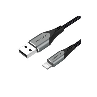 Vention Cable USB 2.0 Lightning LABHF/ USB Macho - Lightning Macho/ 1m/ Gris