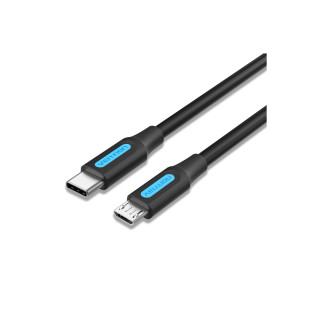 Vention Cable USB 2.0 Tipo-C COVBG/ USB Tipo-C Macho - MicroUSB Macho/ 1.5m/ Negro