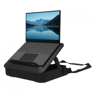 Fellowes BREYTA LAPTOP STAND CARRY CASE BLACK 35,6 cm (14") Funda protectora rígida Negro
