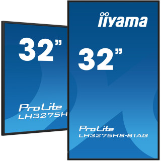 iiyama LH3275HS-B1AG pantalla de señalización Pantalla plana para señalización digital 81,3 cm (32") LCD Wifi 500 cd /