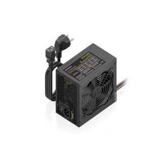 AISENS Fuente Alimentacion ATX 500W con Cable de Alimentacion OEM, Negra
