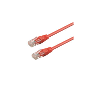 WP WPC-PAT-6U050R cable de red Rojo 5 m Cat6 U/UTP (UTP)
