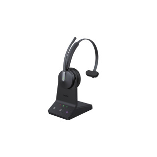 Yealink WH64 Hybrid Mono Teams Auriculares Inalámbrico Diadema Oficina/Centro de llamadas MicroUSB Bluetooth Negro