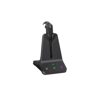 Yealink WH63 E2 Teams Auriculares Inalámbrico gancho de oreja Llamadas/Música Negro
