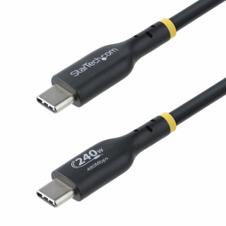 StarTech.com Cable de Carga USB-C de 3m - Cable USB Tipo C - Certificación USB-IF - PD de 240W EPR - Cable USB 2.0...