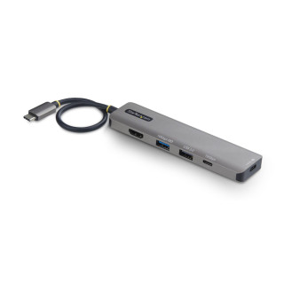 StarTech.com Mini Dock USB-C A HDMI - Adaptador Multipuertos Tipo C - PD de 140W - 4K 60Hz - Hub USB 10Gbps - Para...