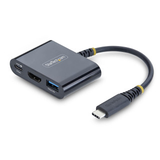StarTech.com Dock Hub Multipuertos USB Tipo C a HDMI - Adaptador Multipuertos USB-C a HDMI - Carga de 140W - Hub Ladrón